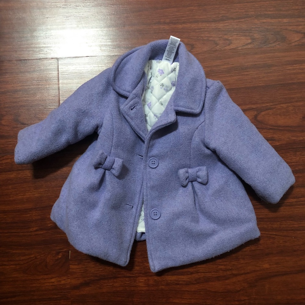 Toddler girl winter peacoat